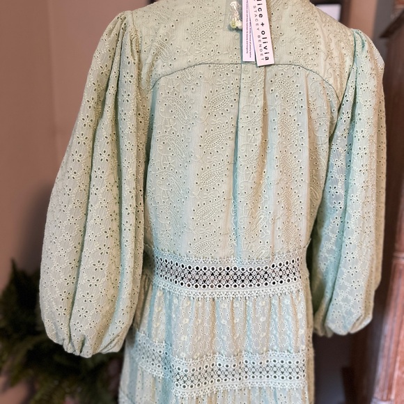 Nwt Alice + Olivia Blakesley Jacquard Mini Dress - Picture 10 of 11